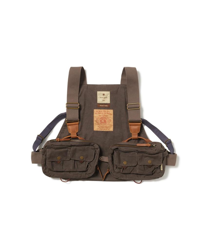 Fischer Weste Außenweste DUNKELBRAUN Eine [Snow Peak] SPTL-JK-26SU905 Mittelschicht Herren Damen