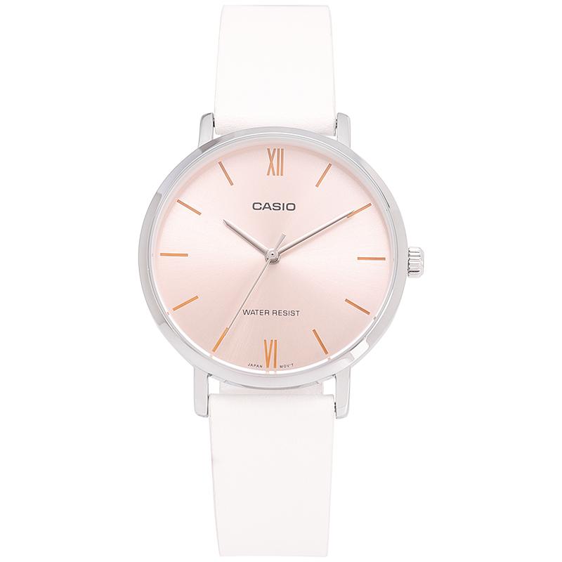 Casio Spersonalizowany zegarek zmodyfikowana seria wodoodporny styl ins prosty temperament Kwarcowy zegarek damski różowy LTP-VT01D-4B(Team1528-GaiZhuang-GaiYaBaiDai)