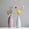 Minimalist Solid-color Flower Vase Colorful Ceramic Flower Vase Desktop Mini Vase Home Decorative Centerpiece