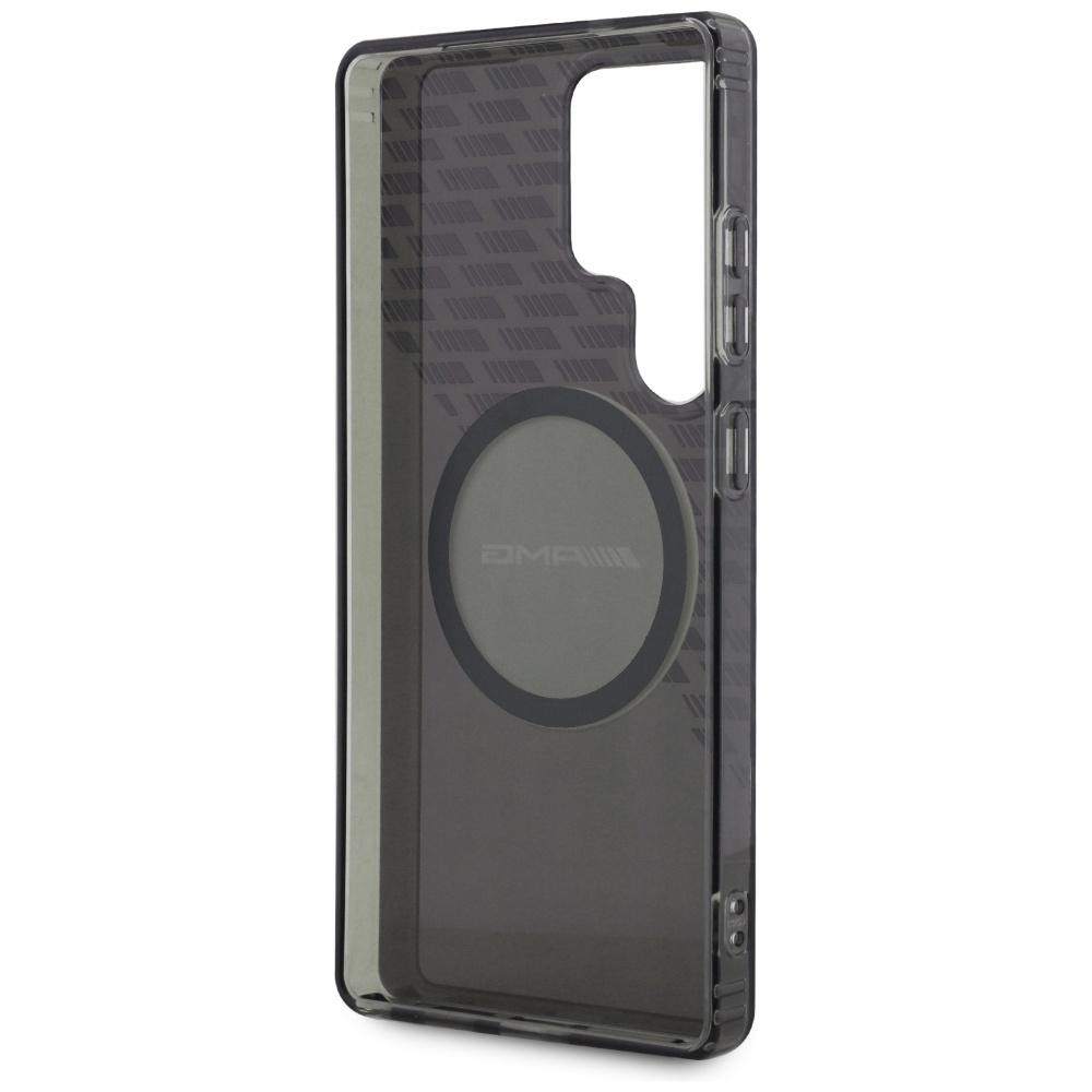 AMG Transparent Rhombs MagSafe Case for Samsung Galaxy S25 Ultra Black