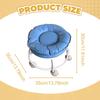 Stool with Universal Wheels, Small Stool, Ideal for Pedicure, Salon And Hairdressing.