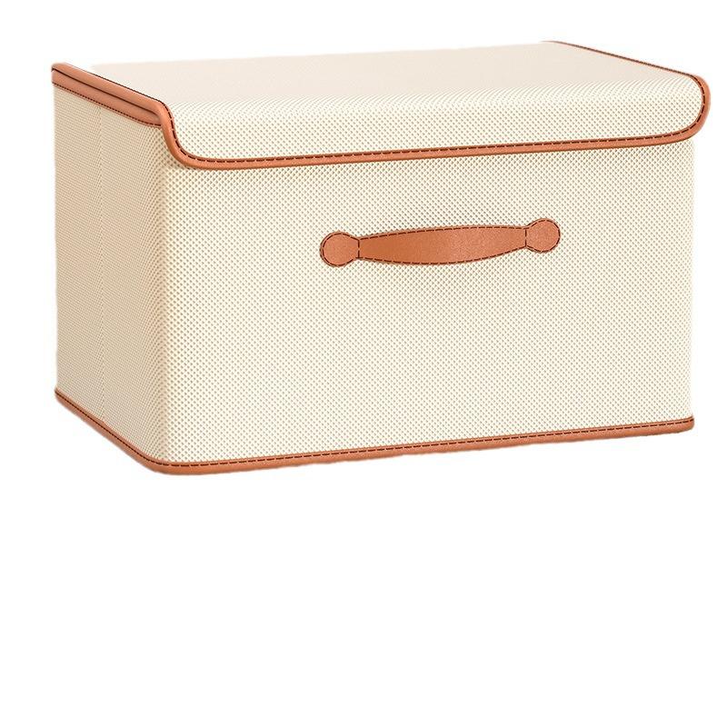 Cutie de Depozitare Pliabilă pentru Garderobă de Mare Capacitate cu Capac pentru Haine și Articole de Îmbrăcăminte pentru Dormitor