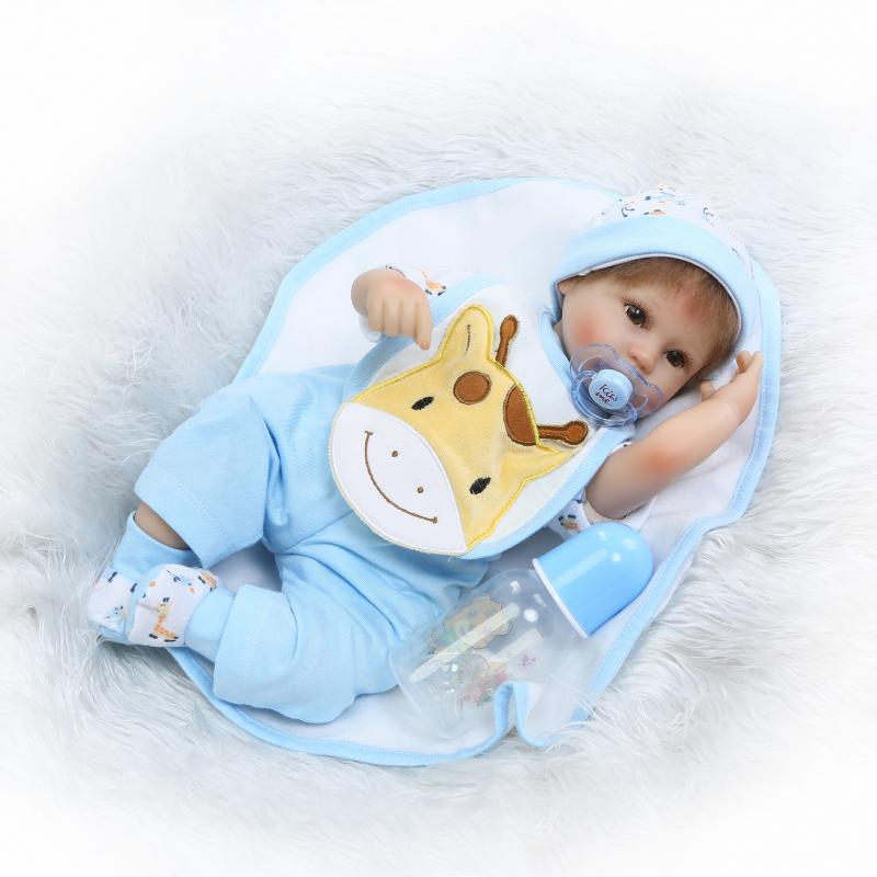 NPK Realistic Soft Rubber Baby Doll - Cute Role-Playing Toy & Creative Gift 40 cm