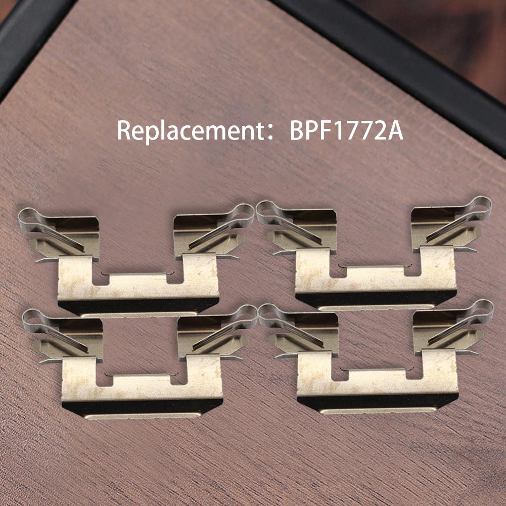 4Pcs Front Brake Pad Fitting Kit Shims OE BPF1772A Front Disc Brake Caliper Hardware Kit for Ford Fiesta MK7 2008-2017