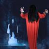White Red Halloween Costumes Scary Masquerade Clothes Funny Female Ghost Costume  Performance Suit