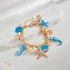 Ornaments Shell Starfish Bracelet Imitation Pearl Natural Conch Beach Bracelets  Vacation