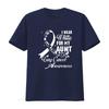 Womens I Wear White For My Aunt Family Lung Cancer Awareness Month T Shirt Black 3X Large Vintage Washed Homme Casual