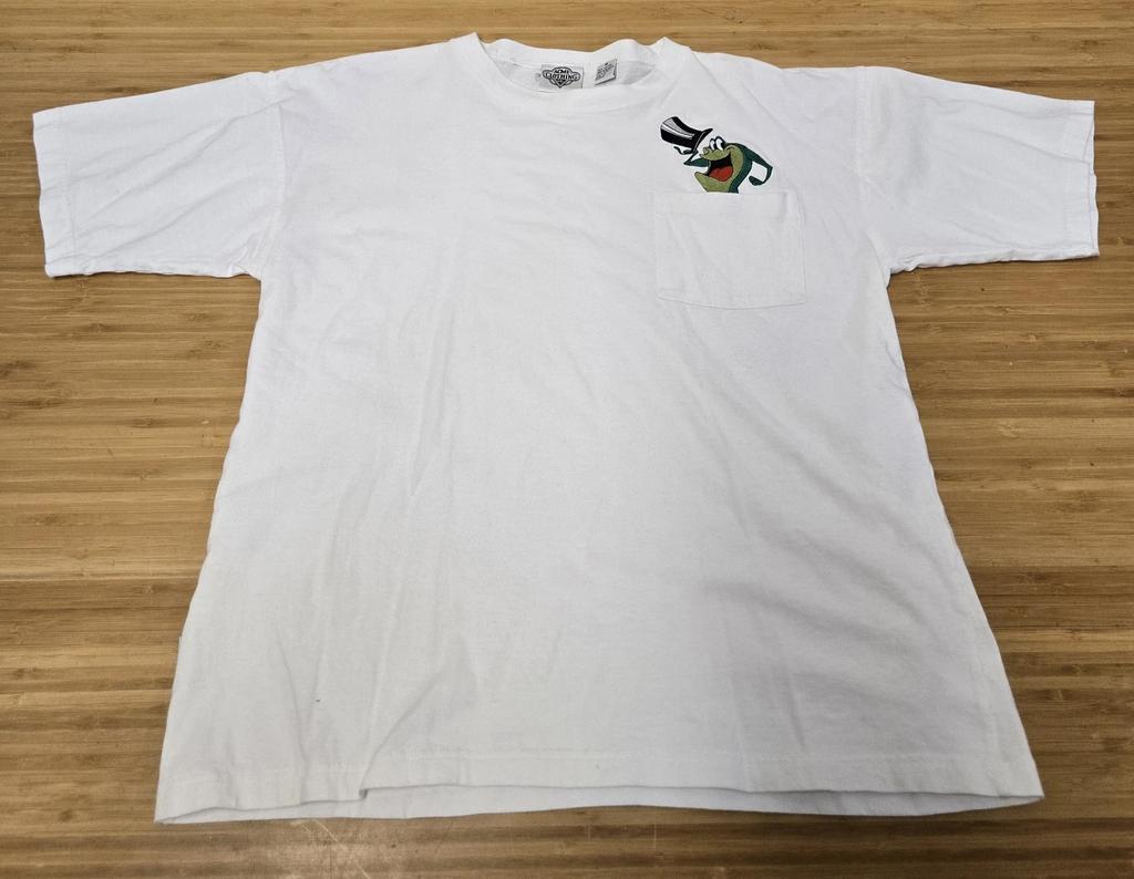 Looney Tunes Michigan J Frog Shirt Mens Medium Pocket Cartoon Acme Clothing