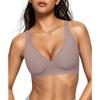 Women's Deep, Bra No Rim Comfort Bra Support No Rim Bra, Shirt Gather Bra