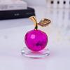 Crystal Apple Christmas Eve Craft Souvenirs Gifts Counter Decoration Ornaments for Home Decorations