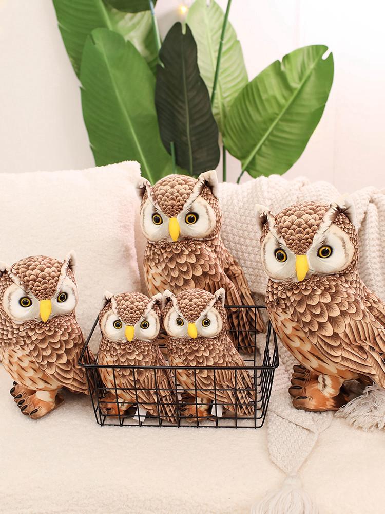Adorable Realistic Owl Plush Toy - Perfect Children's Holiday Gift