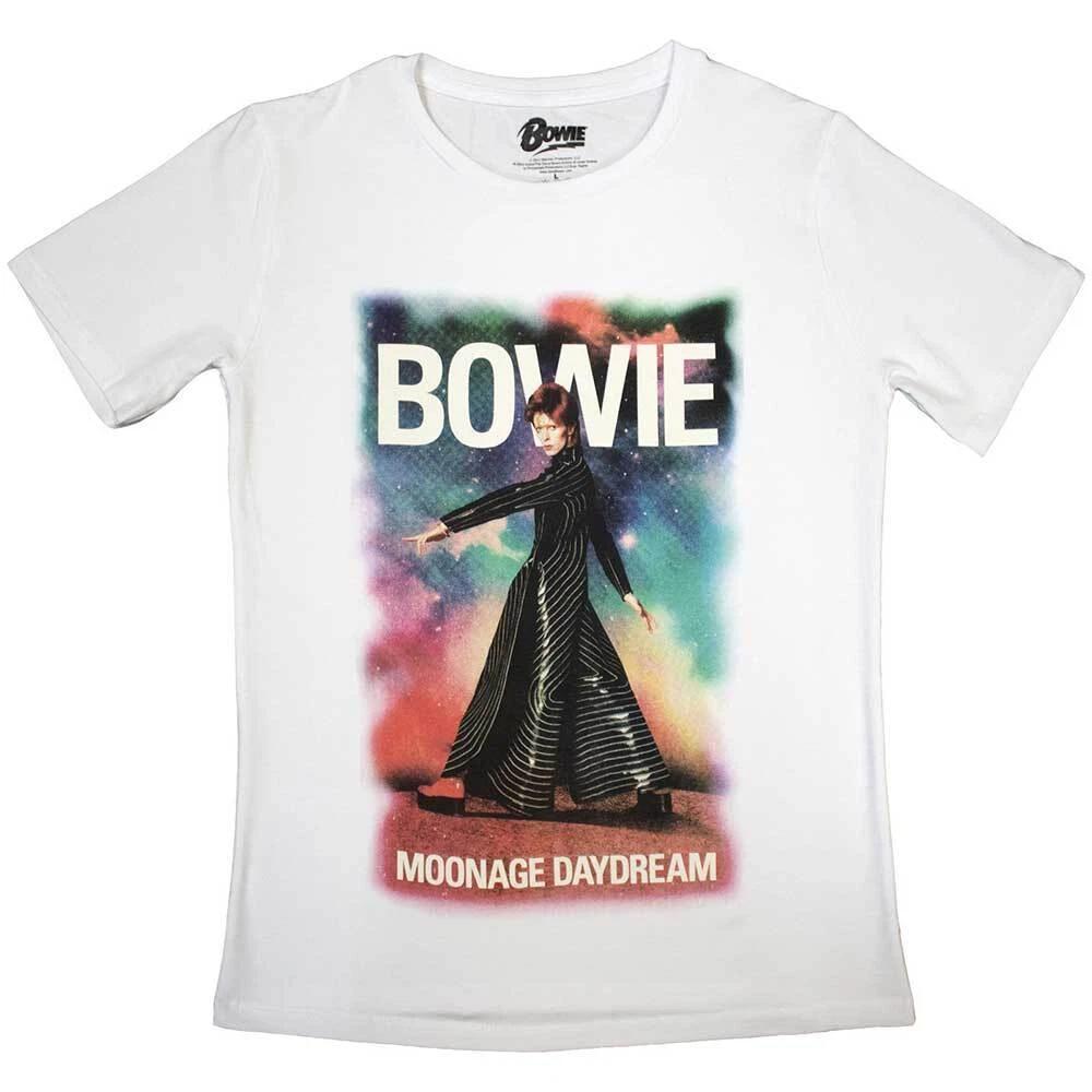 David Bowie Ladies T-Shirt: Moonage 11 Fade (Small) 4XL