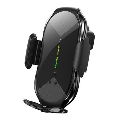 Universeller magnetischer Schnellladehalter für Telefone, automatische Klemmung, Qi-Wireless-Ladegerät