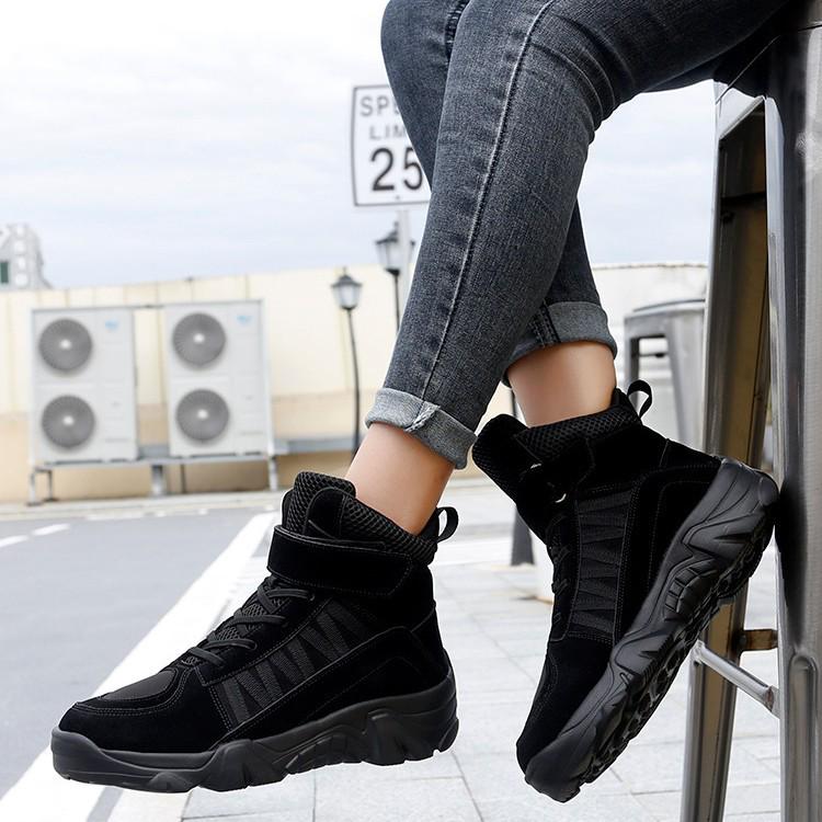 2025 Spring/Autumn Plus-Size High-Top Non-Slip Off-Road Desert Hiking Shoes