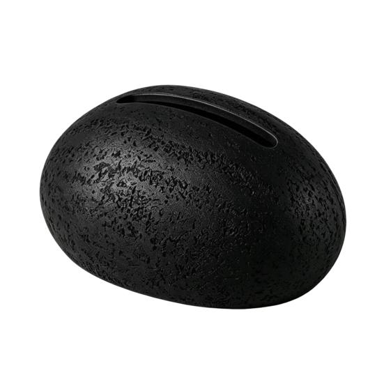 Yousheng Tissue Box, Stone Shape Matte Tissue Holder, Waterproof Sandstone Texture Dust Resistant Tissue Dispenser, for Bathroom Living Room Decor чёрный
