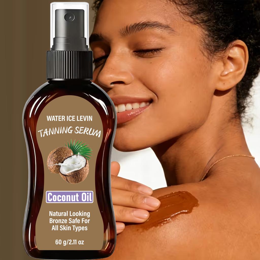 Serum do samoopalania z infuzją kokosową Delikatny Stopniowy Bronzer Nawilżający Olejek do Samoopalania Codzienna Pielęgnacja Skóry Ciała 60g