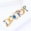 Medicals Letter Brooch Simple Versatile Pin for Casual and Formal Wear Lightweight Comfortable Daily Use