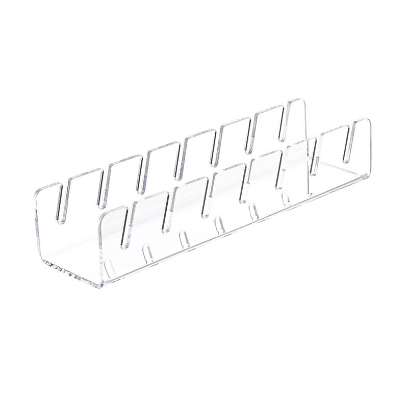 7-Holes Baseball Cap Display Rack Durable Clear Acrylic Hat Holder For Home Closet Storage Organization Stores Decoration