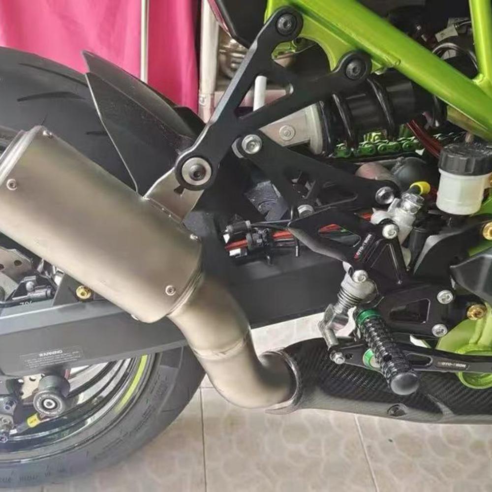 Motorcycle Accessories Aluminum Exhaust Hanger For Kawasaki Z900 ZR900 SE 2019-2024