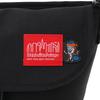 Manhattan Portage MP1603BPDTMP Nylon Messenger Bag with Div TMP Authentic Black, [Official]