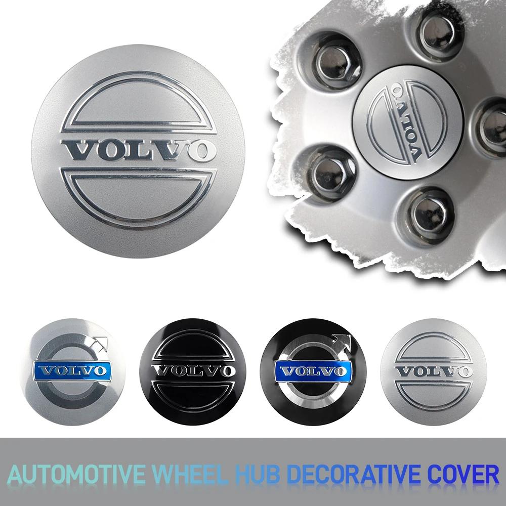 4 piezas Estilo de Coche 56 mm Emblema Tapas Centrales de Rueda Pegatinas Para Volvo Polestar AWD V50 S60 XC60 S40 XC40 XC90 V60 S80 S90 V90