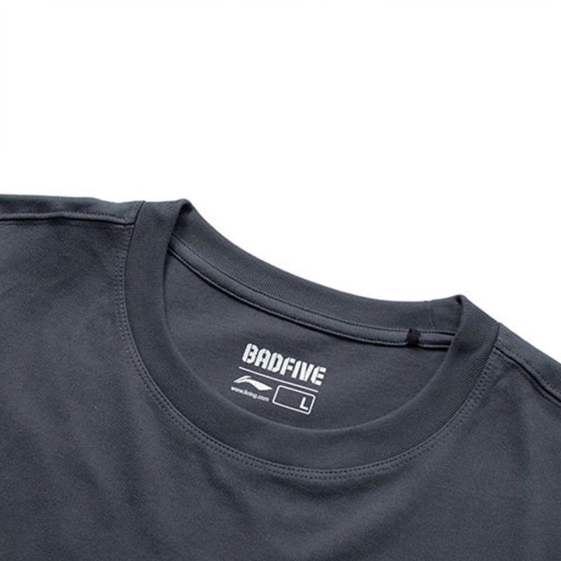 Li-Ning Anti-Five Series Versatile Loose Short Sleeve T-Shirt Casual Sports Set Unisex Tops YHSV281-2+YAPV001-1
