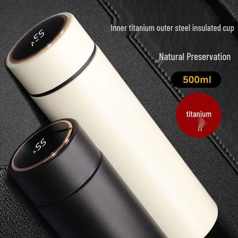 Engmax 500ml Titanium Insulated Thermos Bottle