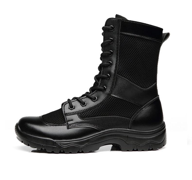 

Модная унисекс обувь с высоким верхом, дышащие сетчатые тренировочные ботинки, модные повседневные парусиновые ботинки, рабочая защитная обувь, мужские пустынные боевые ботинки, боты 35