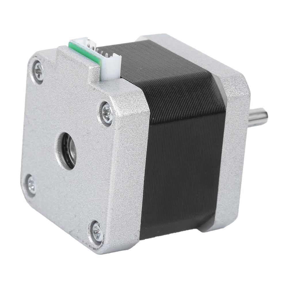 Stepper Motor Stainless Steel 4‑Wire Bipolar 3D Printer Accessory 40mm 42BYGHW609 12V