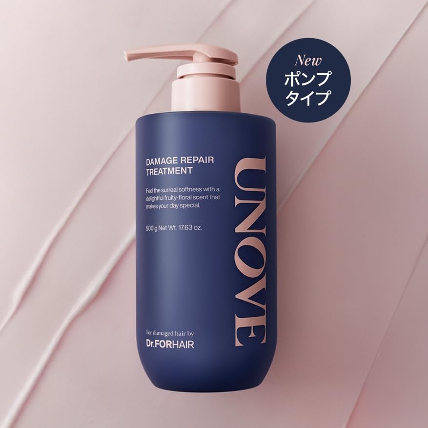 [Official] UNOVE Damage Repair Treatment 500g Large Capacity Hair Care Korean Treatment Conditioner In-Bath Hair Care
