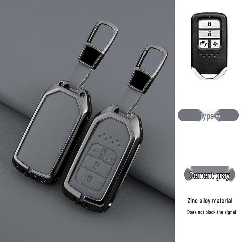 Stylish Metal Car Key Case for XRV, Fit, Vezel, URV, Fengfan, Xiangyu - Personalized Luxury Remote Shell Cover