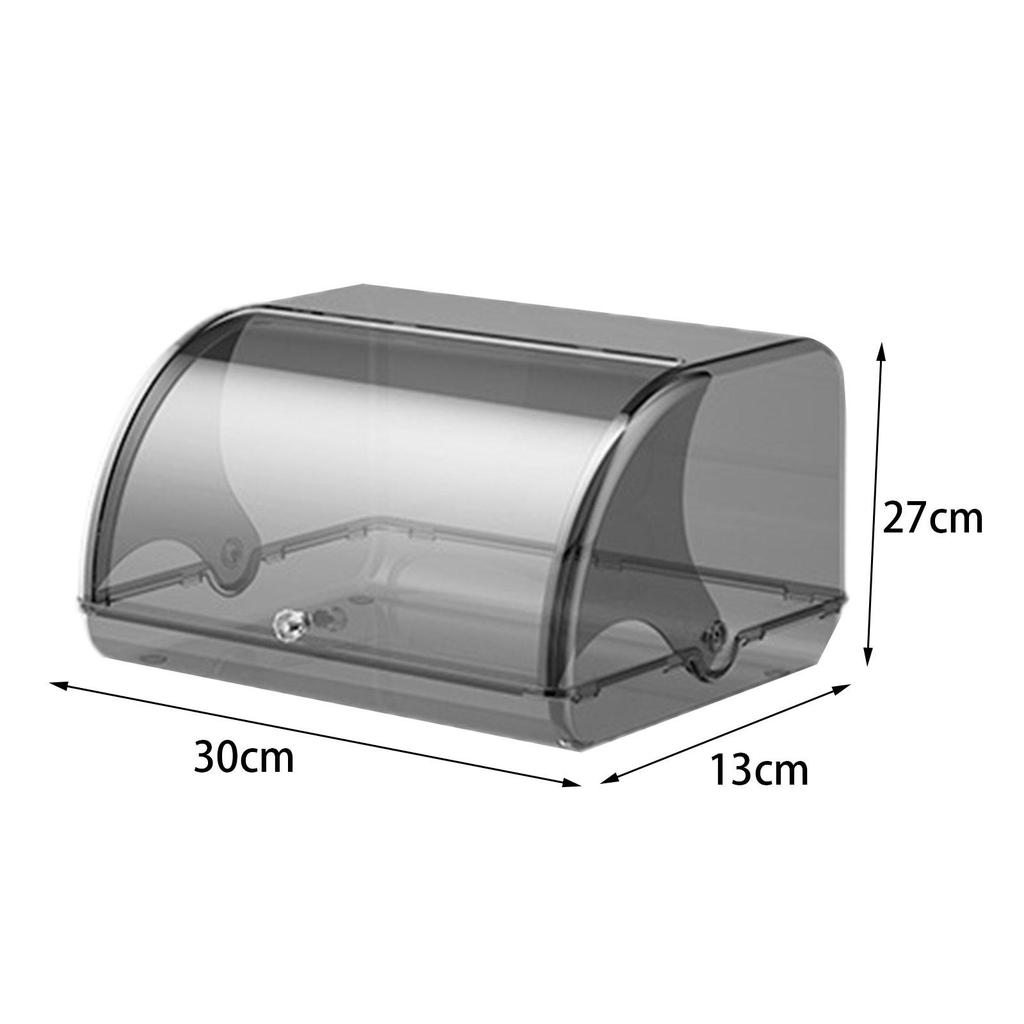 Bread Bin Holder Entrance Farmhouse Large Capacity Bakery Roll Top Bread Bin Portable Sundries Kitchen Counter Bread Storage