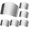 2/4/6 Pcs Stainless Steel Hand Protector Finger Shield Kitchen Safe Chop Cut Tool Kitchen Tool for Slicing Dicing Chopping