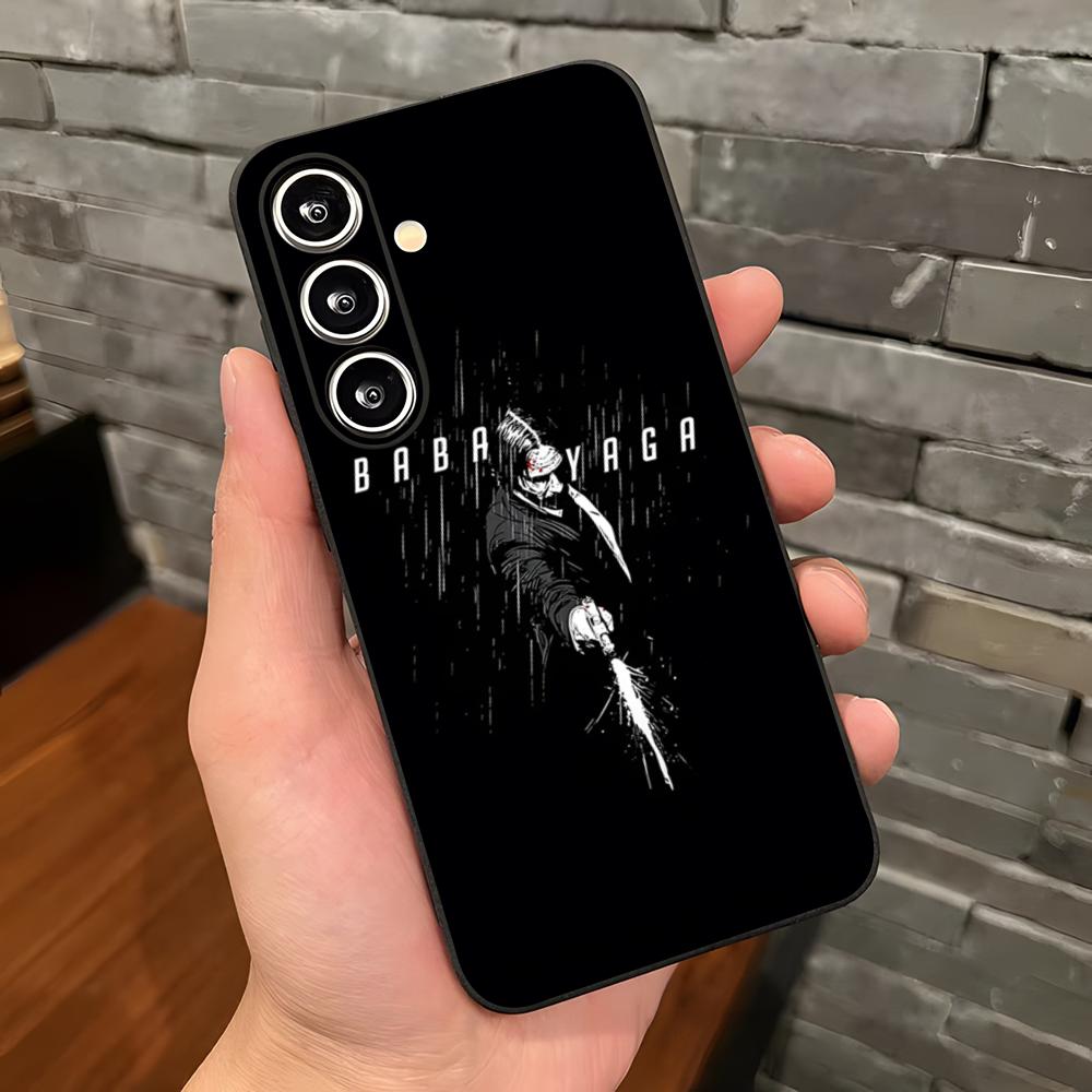 

Movie Character John Wick Phone Case For Samsung S26 S25 Plus S20 S20 Plus S22 Ultra S23 FE S21 Plus S21 Ultra Soft Cover Samsung S23 FE
