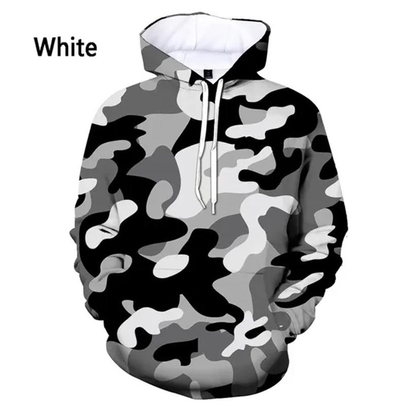 

3D Camouflage Printing Hoodies For Men Military Tracksuits Children Fashion Streetwear Jackets Unisex Winter Hooded Sweatshirts 2XL