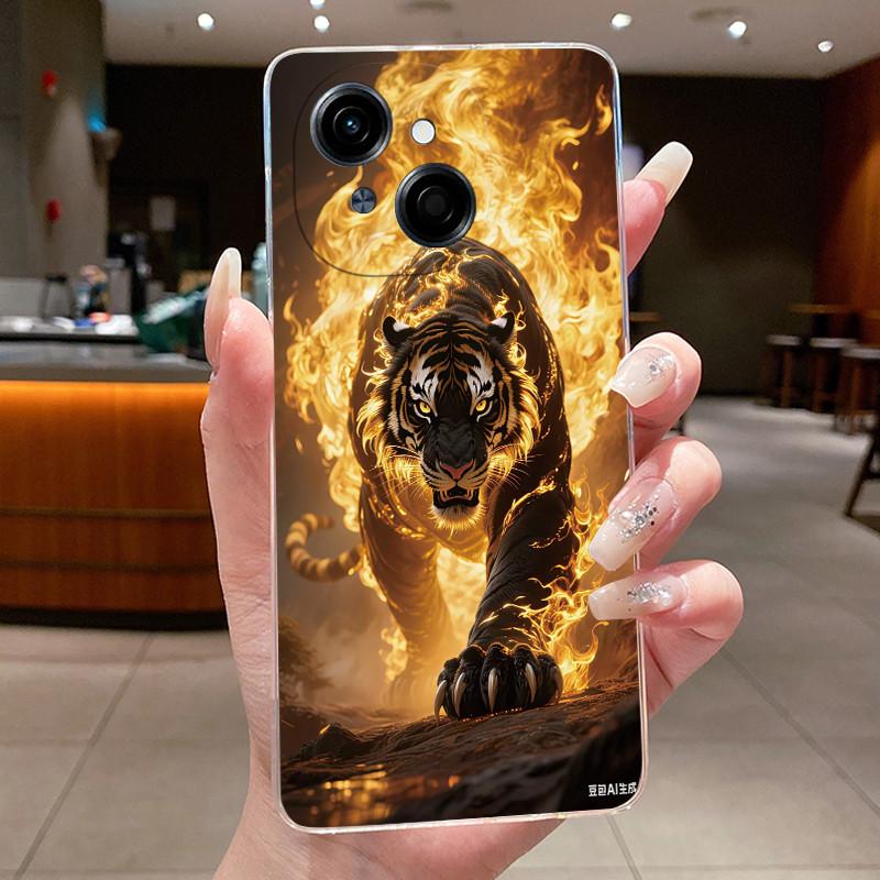 For Tecno Spark Go 1 Case Pop9 Luxury Dragon Cute Cool Boys Girls Transparent Back Cover Techno Spark Go 1 1s Pop 9 Phone Case