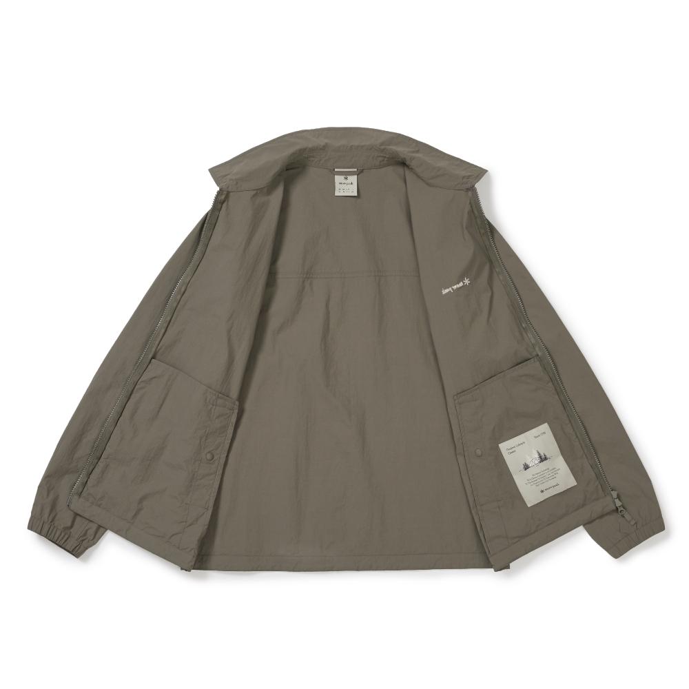 SNOWPEAK Lightweight Taslan Collared Jacket Khaki (S26MMLWB52)
