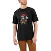 T Shirts Men's Black/Black Crew Neck Moderate Straight Fit 106533