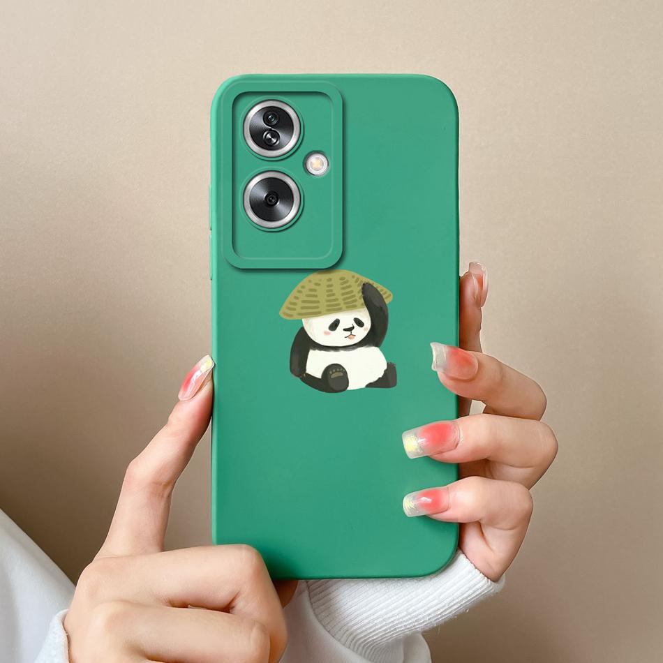 Case For OPPO A79 A2 5G Flower Soft Liquid Silicone Camera Lens Protection Phone Shockproof Back Cover For OPPO A79 A2 Funda