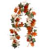 Artificial Maple Leaves Fall Leaf Garland Hanging Vines Versatile For Crafts