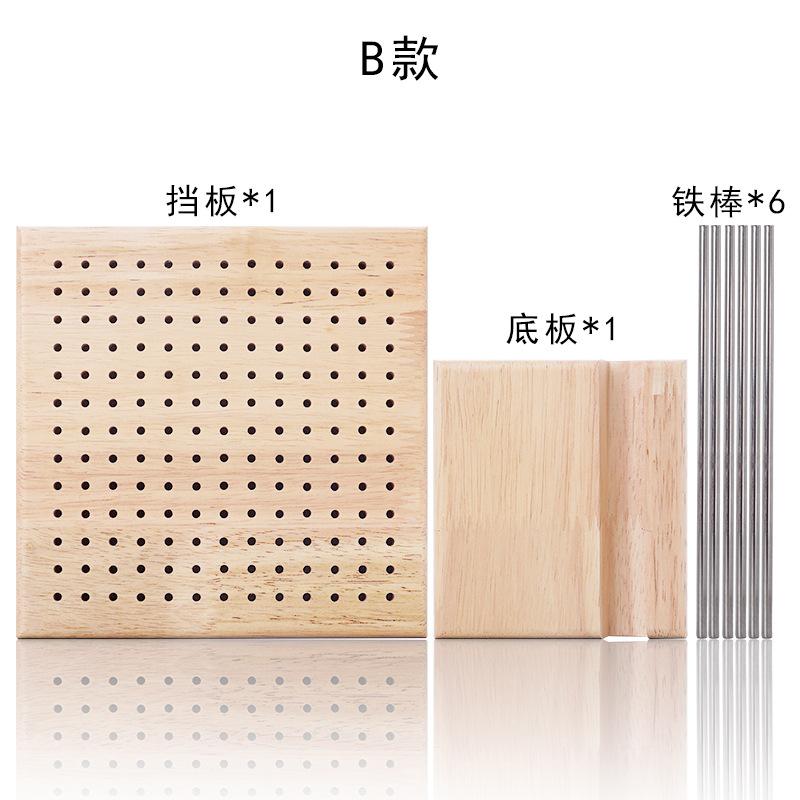 Knitting Crochet Board Send Grandma Crochet Board Square Wool Braided Styling Board Solid Wood Hole Board