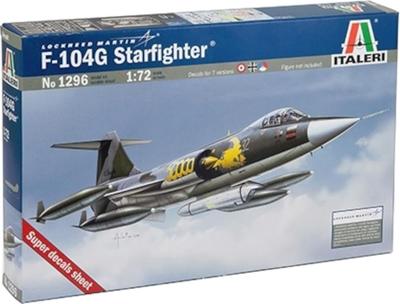 Platz Italeri 1/72 F-104G Starfighter Modelo de Plástico IT1296 (Avião)