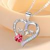 Necklace Eternal Heart Sparkling Fashionable and Creative Exquisite Jewelry Perfect for Birthday Parties and Christmas Gifts