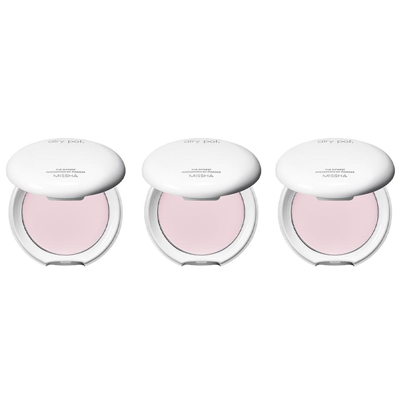 

MISSHA Airy Pot Пакт (Полупрозрачный/Мятный/Розовый) 5g (12 вариантов) Pink x 3PCS