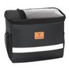 8L Bike Insulated Bag Large Capacity Touch Screen Bike Front Storage Bag Waterproof with Reflective Strip for MTB Road Bike