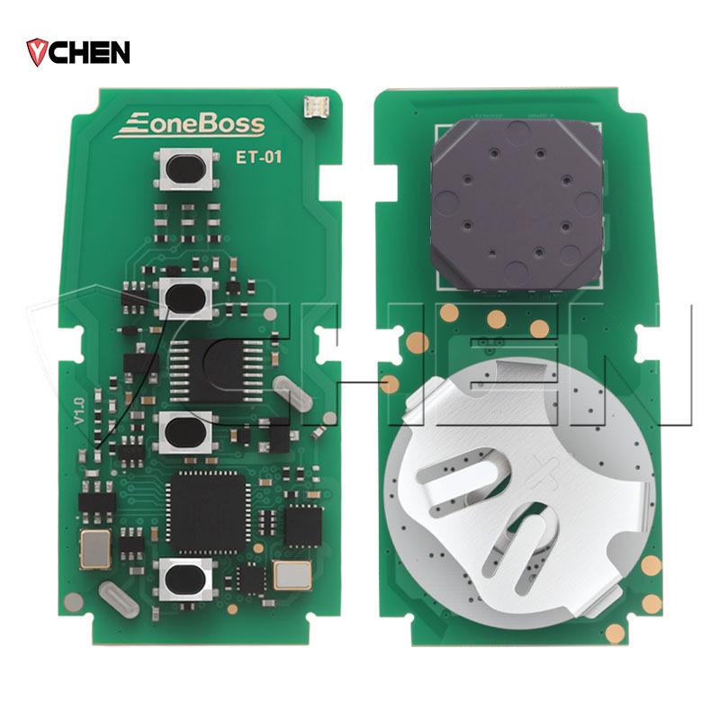 EoneBoss ET-01 Smart Remote For Toyota Land Cruiser Levin Highlander Camry Corolla RAV4 Prado for Lexus Car Key Fob 4D 8A Global