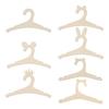 10Pcs Baby Clothes Hangers Wooden Cute Animal Shape Hangers Anti-Slip Clothes Hangers for Nursery Wardrobe Storage Toddlers Clothes