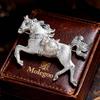 Bo Xin Yun Freshwater Pearl Horse Brooch: Elegant Accessory & Unique Birthday Gift