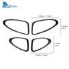 Real Soft Carbon Fiber Sticker For Seat Ibiza 6j 2009 2010 2011 2012 2013 2014 LHD RHD Car Inner Door Handle Panel  Accessories