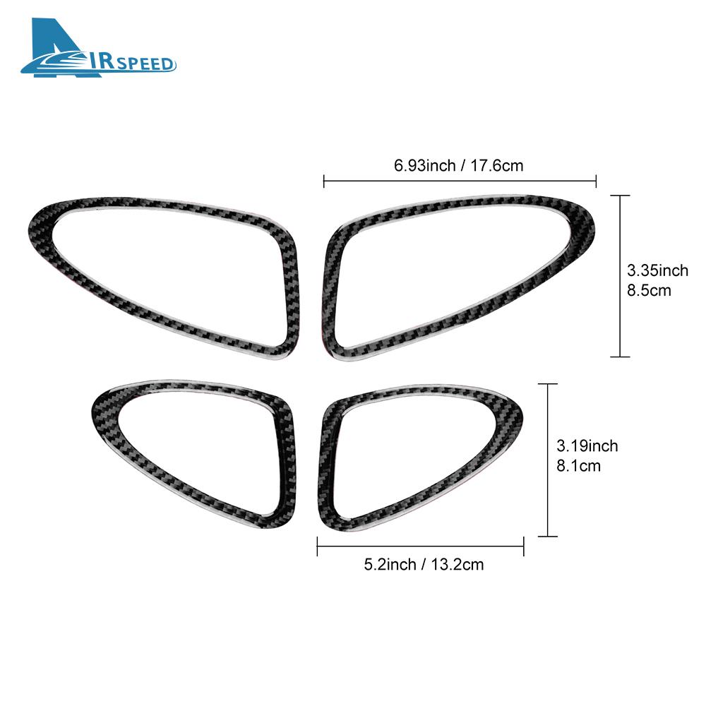 Real Soft Carbon Fiber Sticker For Seat Ibiza 6j 2009 2010 2011 2012 2013 2014 LHD RHD Car Inner Door Handle Panel Accessories